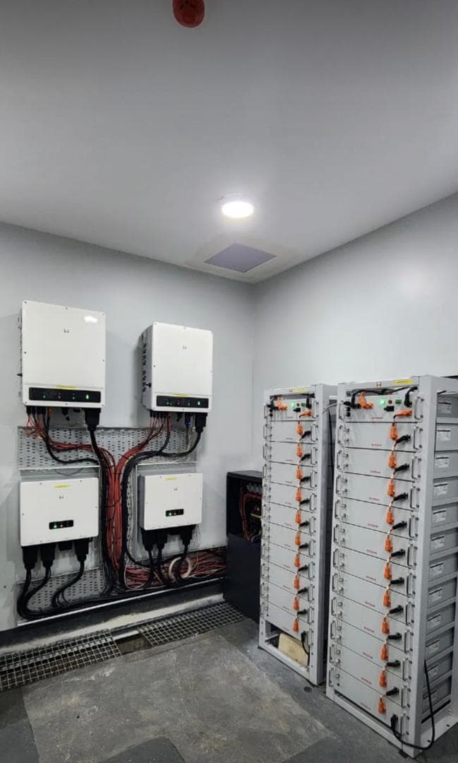 Commercial Battery & Inverter Room